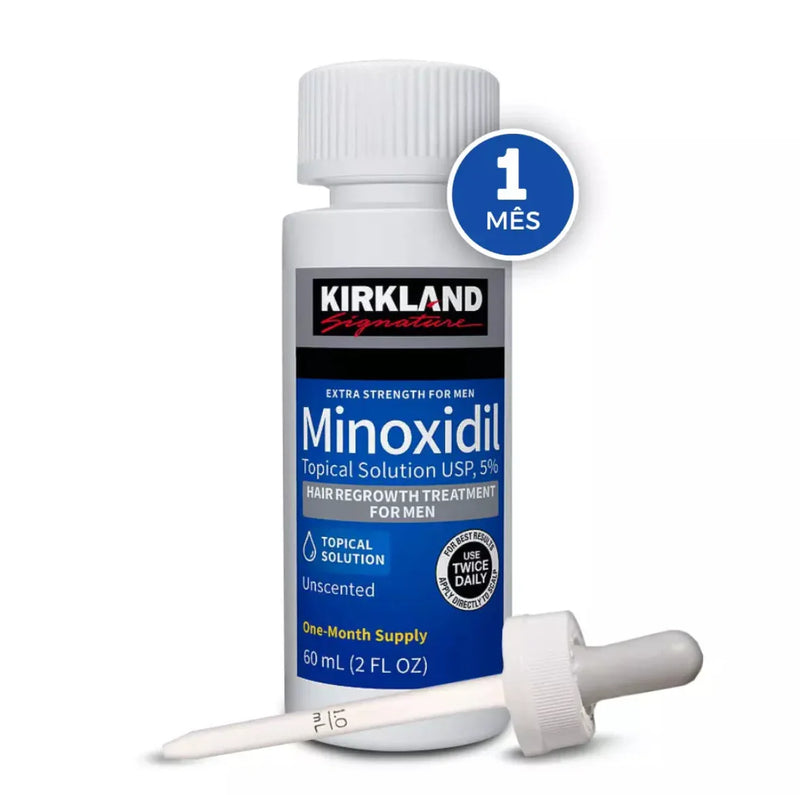 MINOXIDIL KIRKLAND 5% ORIGINAL - 1 Frasco de 60ml